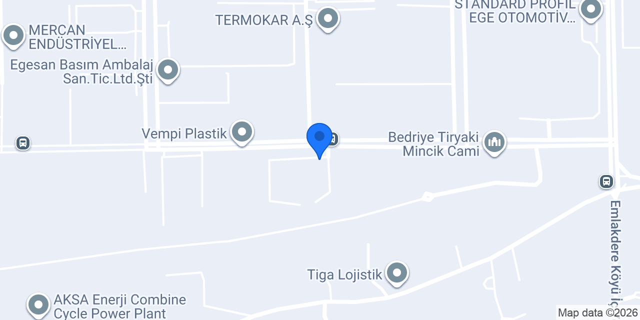 Endel A.Ş. Manisa İşletmesi konumu