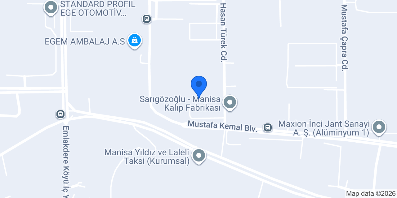 NEKA Kalıp Makine konumu