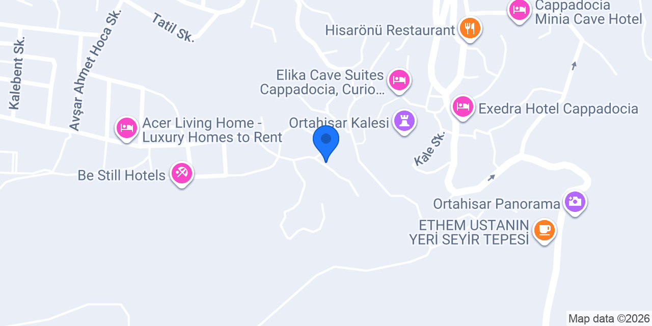 Hestia Filiz Hotel konumu