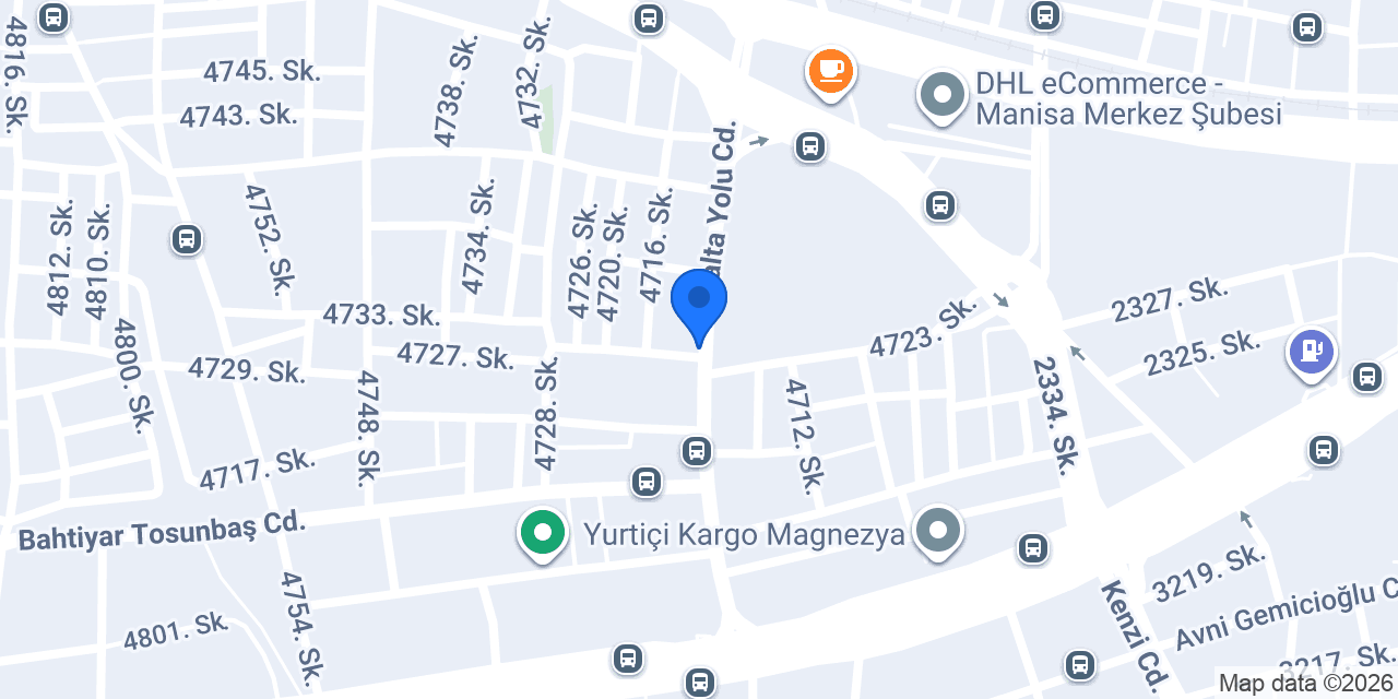 Manisa Kiralık Asansör konumu