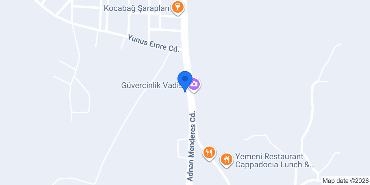 Göreme Onyx konumu