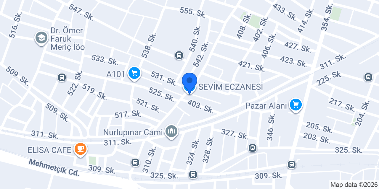 SEVİM ECZANESİ konumu