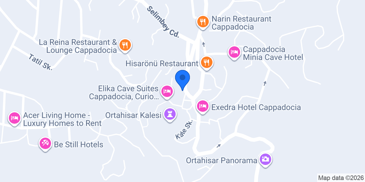 Casia Cave Suites konumu