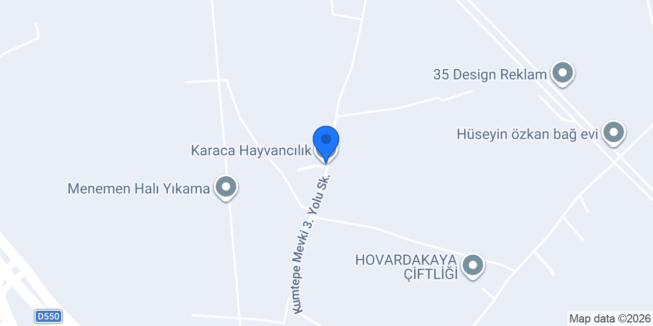 Karaca Hayvancılık konumu