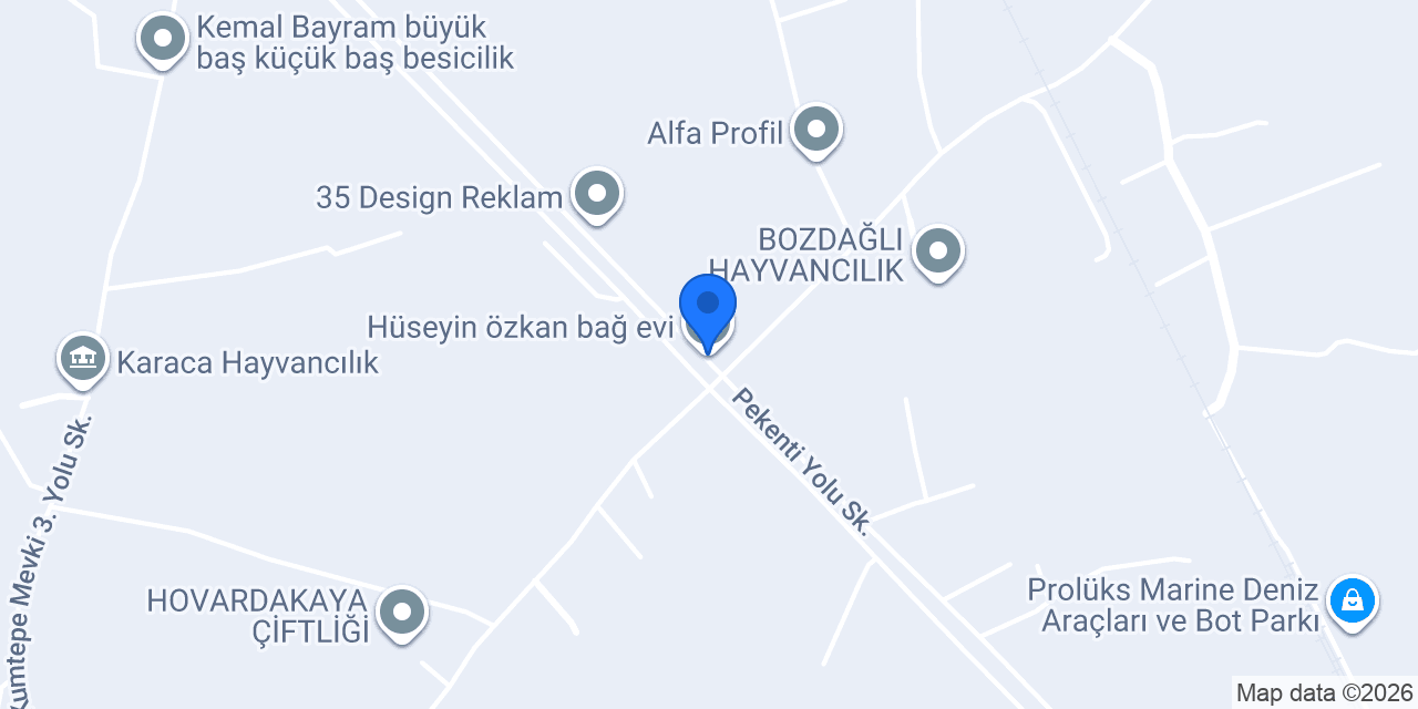 Hüseyin özkan bağ evi konumu