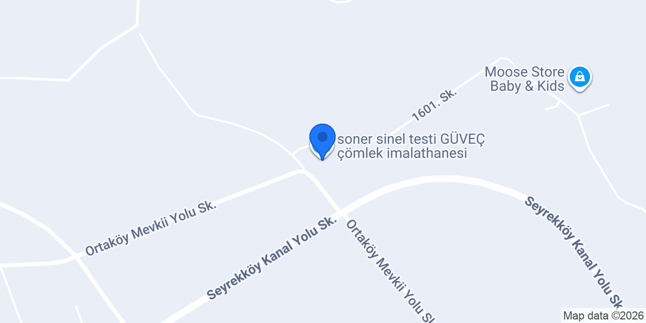 soner sinel testi GÜVEÇ çömlek imalathanesi konumu