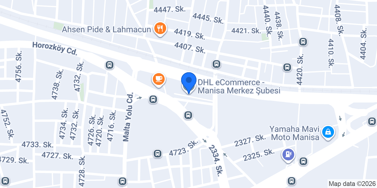 DHL eCommerce - Manisa Merkez Şubesi konumu
