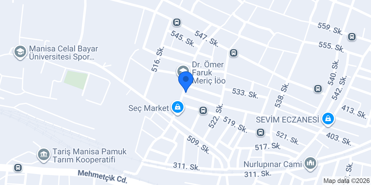 Manisa Spot Center konumu