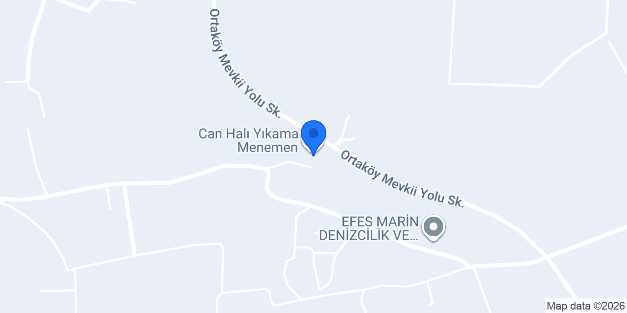 Can Halı Yıkama Menemen konumu