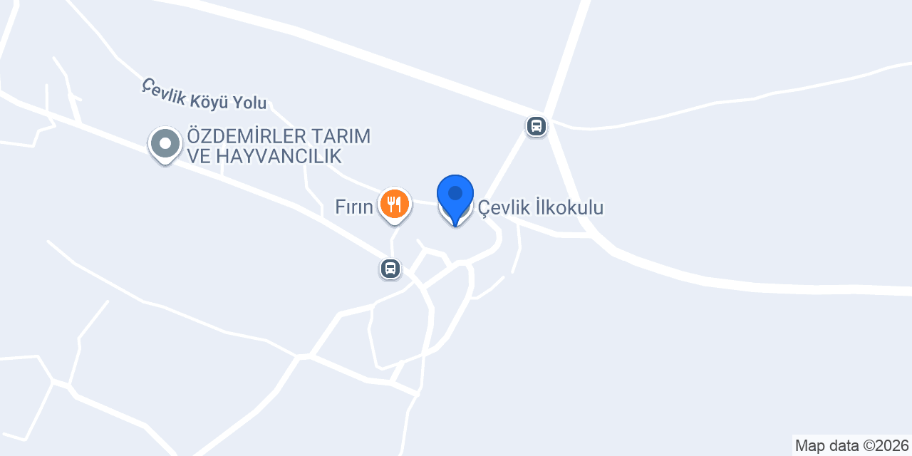 Çevlik İlkokulu konumu