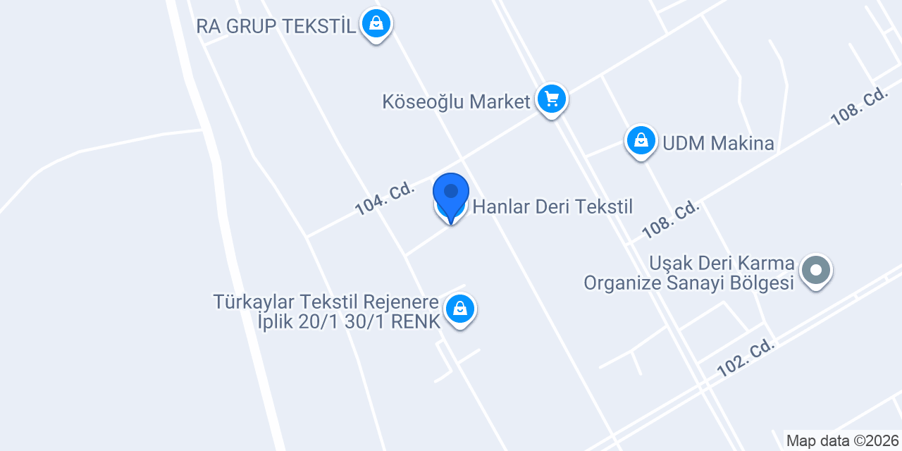 Hanlar Deri Tekstil konumu