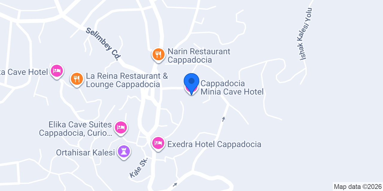 Cappadocia Minia Cave Hotel konumu