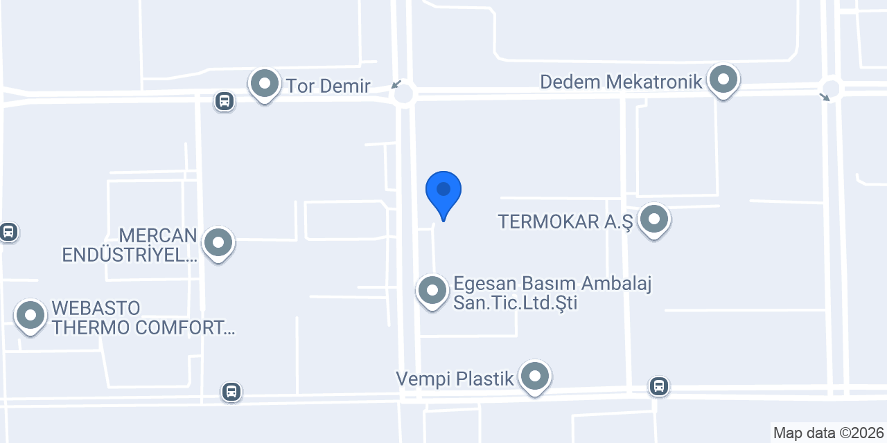 Demotek Plastik San. ve Tic. A.Ş. konumu