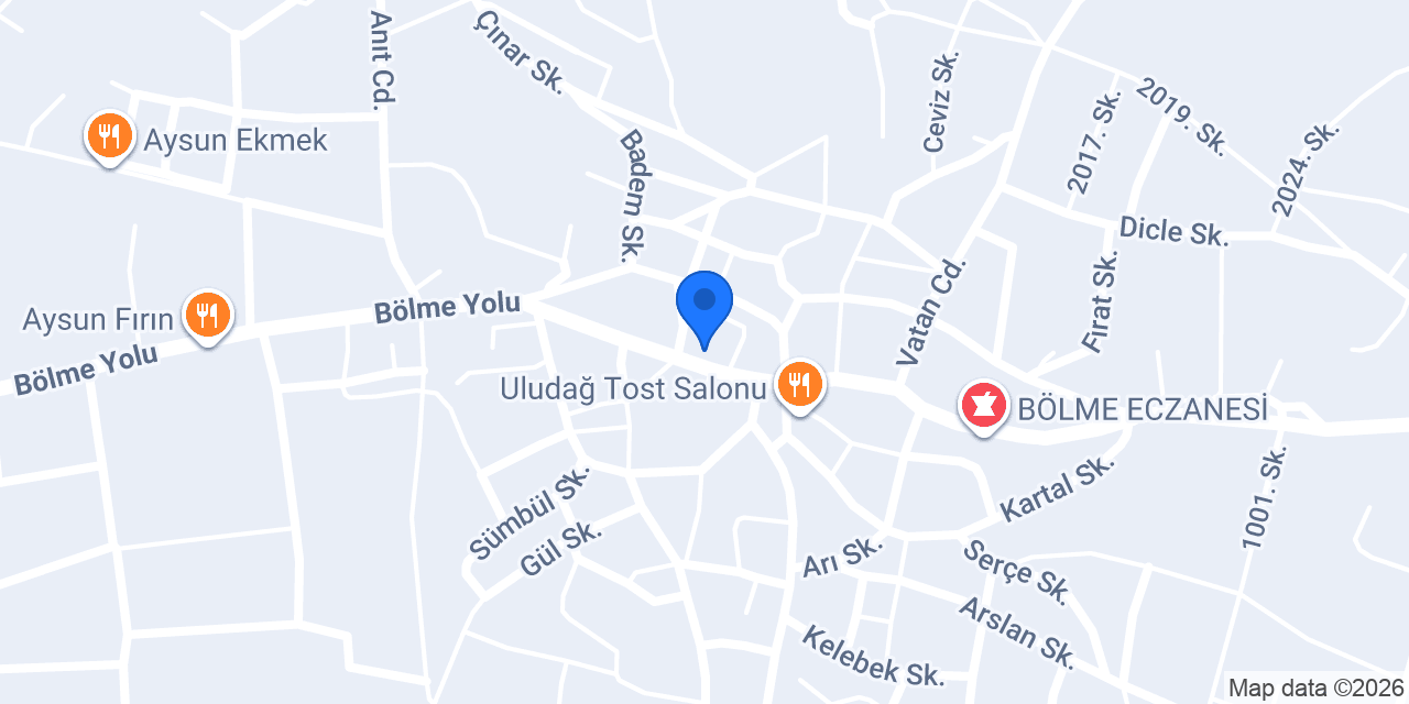 Bölme Belediyesi konumu