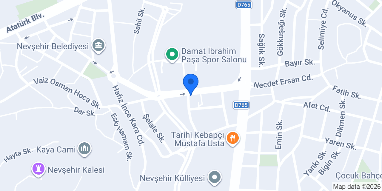 kapadokya harita konumu