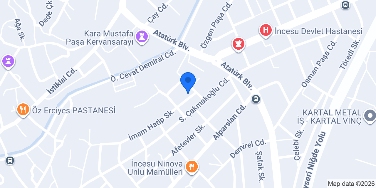 Garipçe İlköğretim Okulu konumu