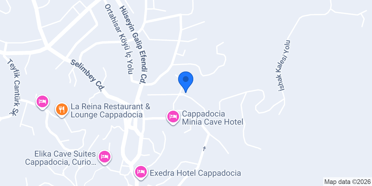 Ortahisar Cave Hotel konumu