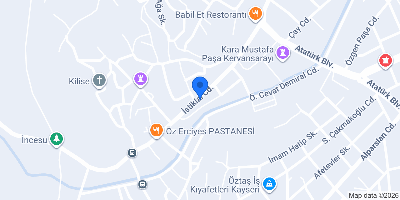 Tekinsiz Veteriner Kliniği konumu