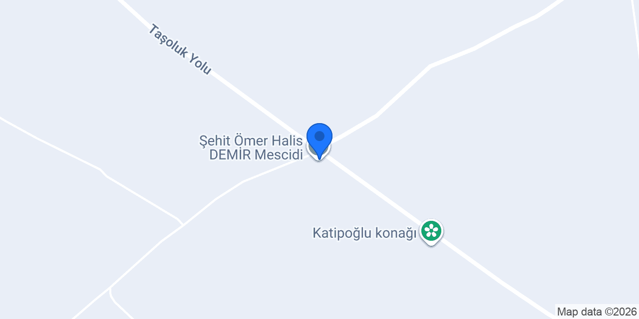 Şehit Ömer Halis DEMİR Mescidi konumu