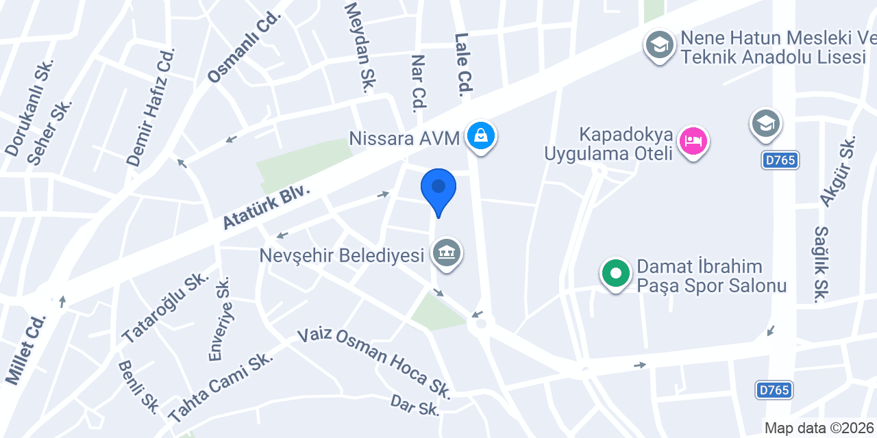 Nevran Moda ve Dikim Evi konumu