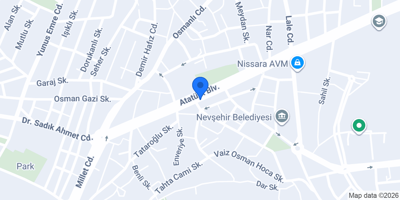 Nevşehir Urfa Sofrası konumu