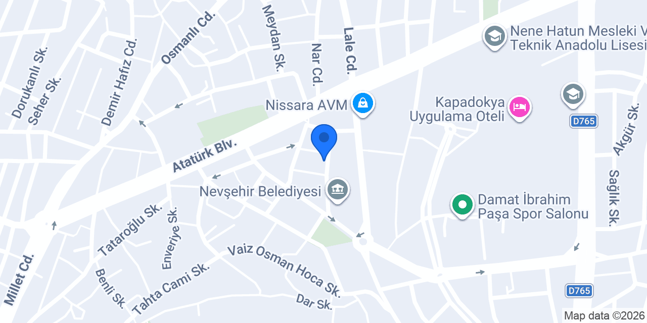 Berat Avm konumu