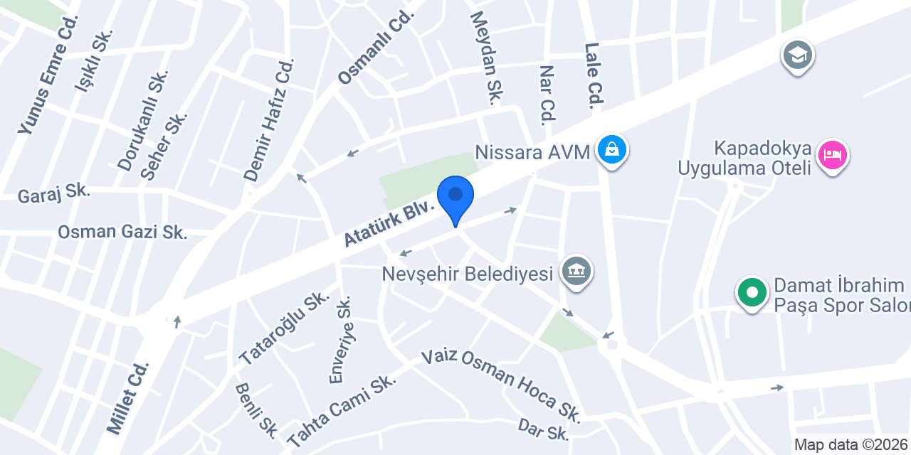 Açıkbaşlar Mimarlık Ltd.Şti. konumu