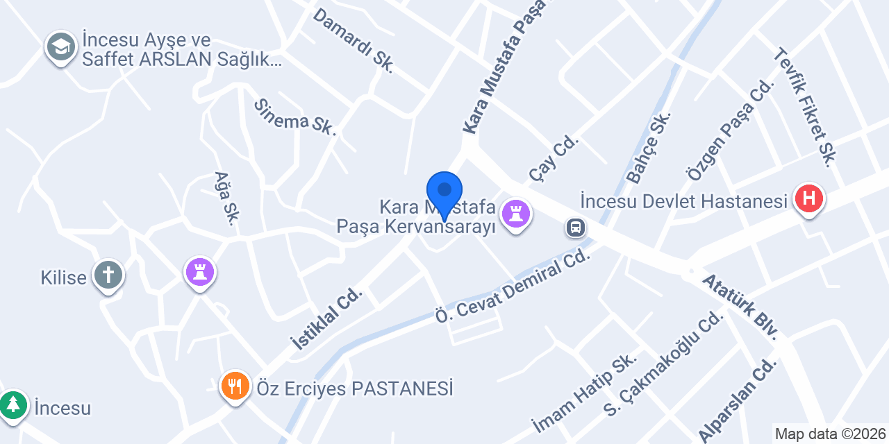 Yalçın kuaför salonu konumu