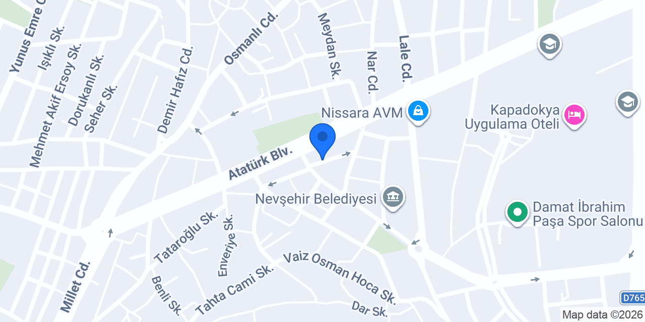 Bereket AVM konumu
