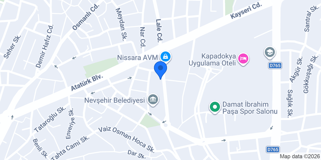 Mavi Mimarlık Mühendislik Tic. Ltd. Şti. konumu