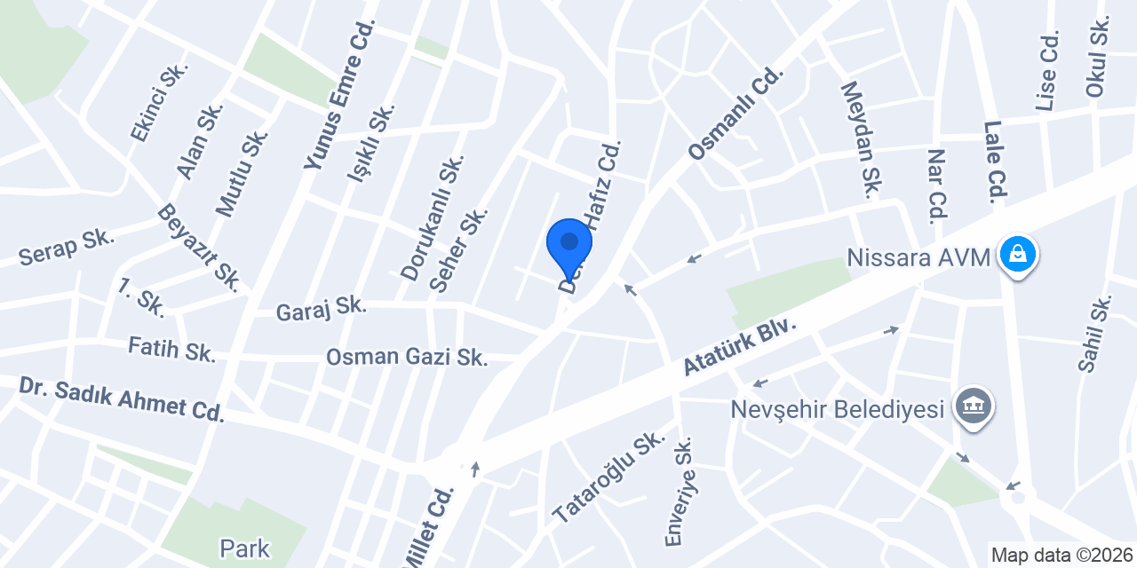 Özgün Tarım Nevşehir konumu