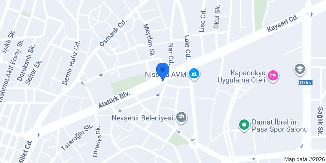 Poyraz Tesbih & Gümüş / Nevşehir konumu