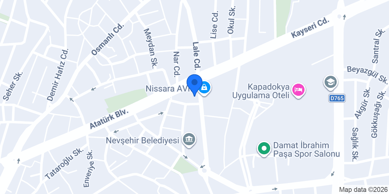 Nevşehir 4. Noterliği konumu