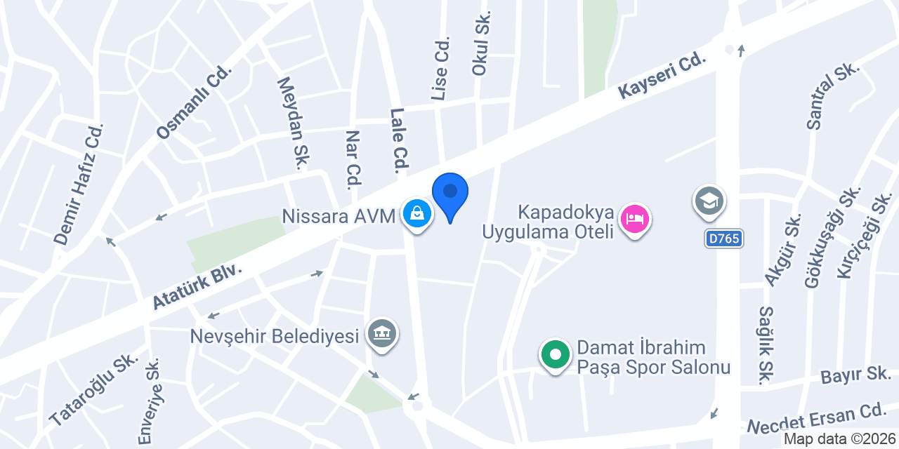 Promasaj Nissara AVM konumu