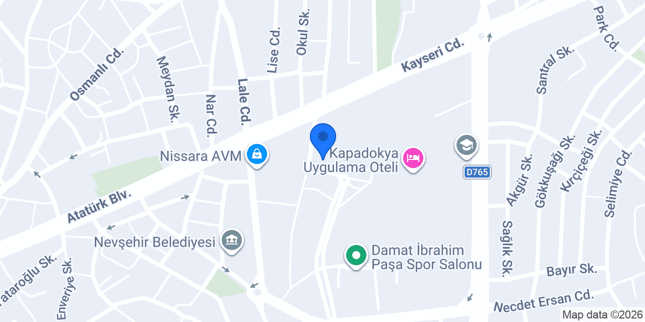 Diş Hekimi Nuriye Çavdar konumu