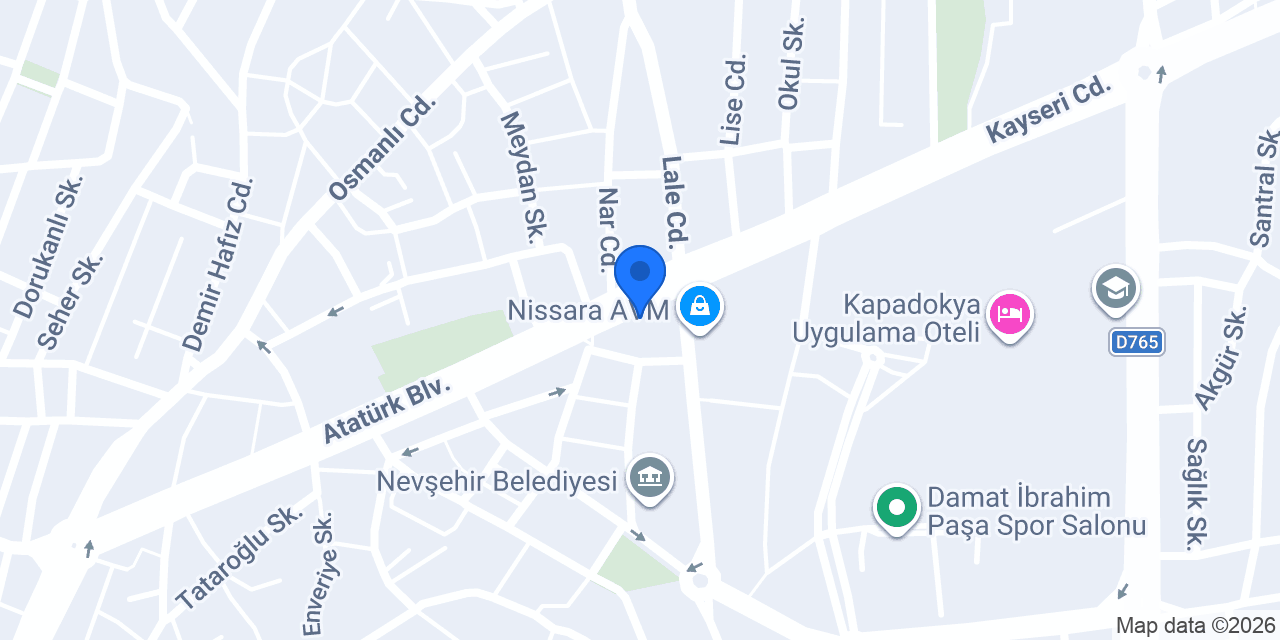 Nevşehir Baro Başkanlığı konumu