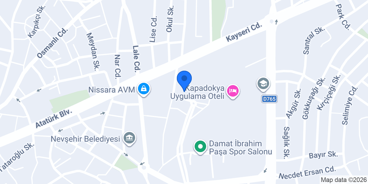 Nevşehir Çocuk Kliniği konumu