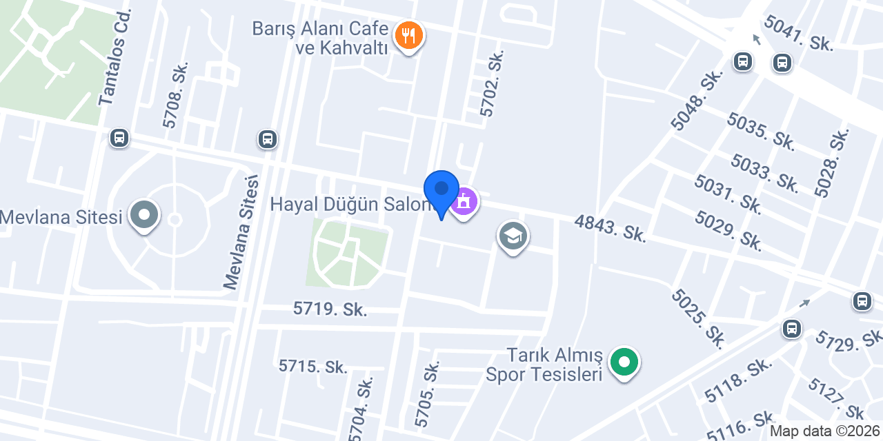 Akıncı Rent a Car konumu