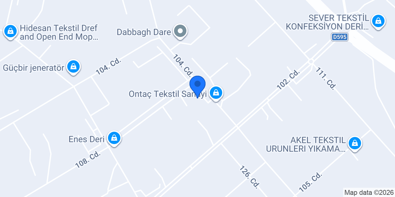 Özcevher Deri Kimya San. Tic. Ltd. Şti. (Mesut Deri) konumu