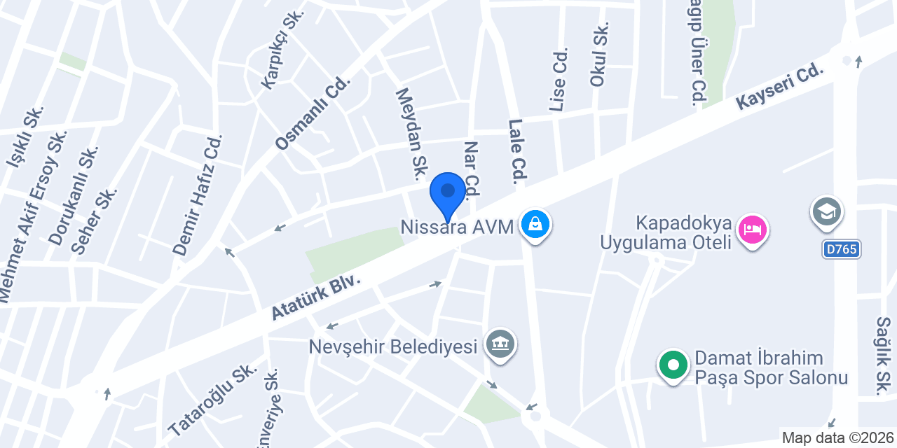 Nevdent Diş Polikliniği konumu