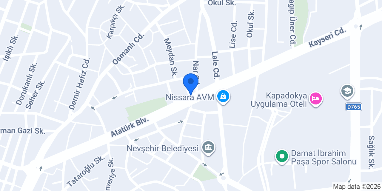 Özatılım Sürücü Kursu konumu