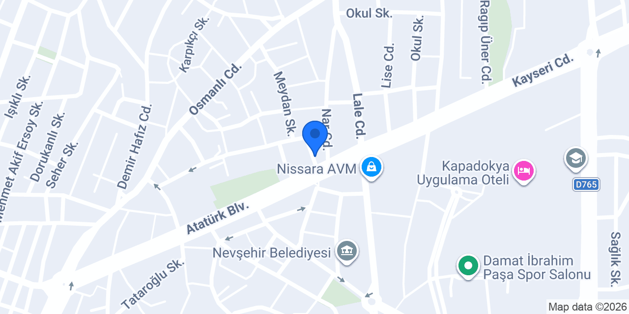 Acar Avukatlık Bürosu konumu