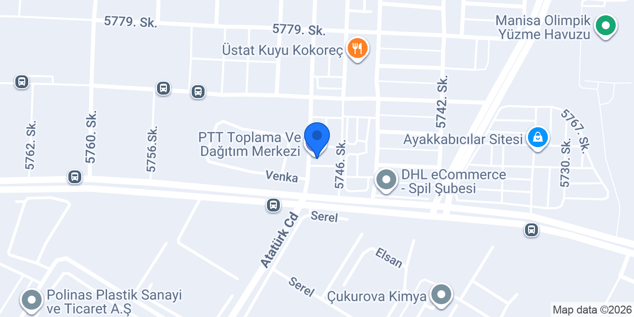 PTT Toplama Ve Dağıtım Merkezi konumu