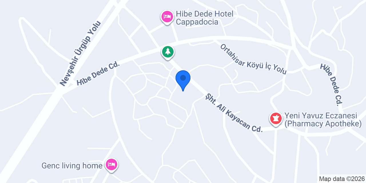 Kapadokya Hatice Ana Apart Pansiyon konumu
