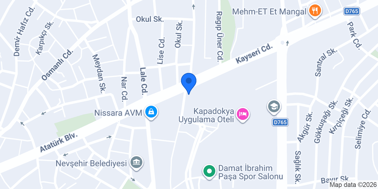 DEĞER HUKUK NEVŞEHİR konumu