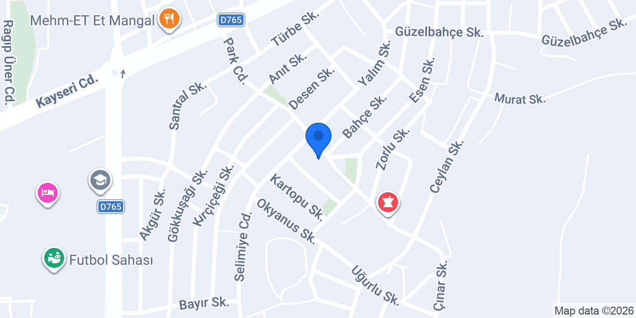 350 Evler Mahallesi Muhtarlığı konumu