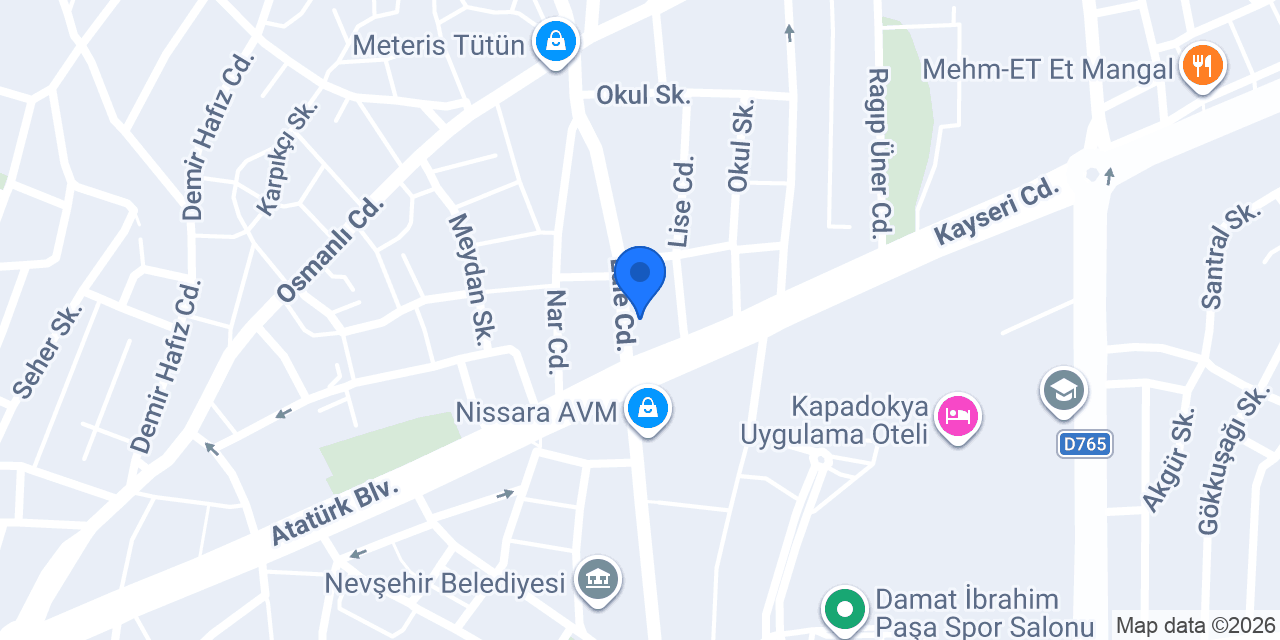 Kılıç Restoran konumu