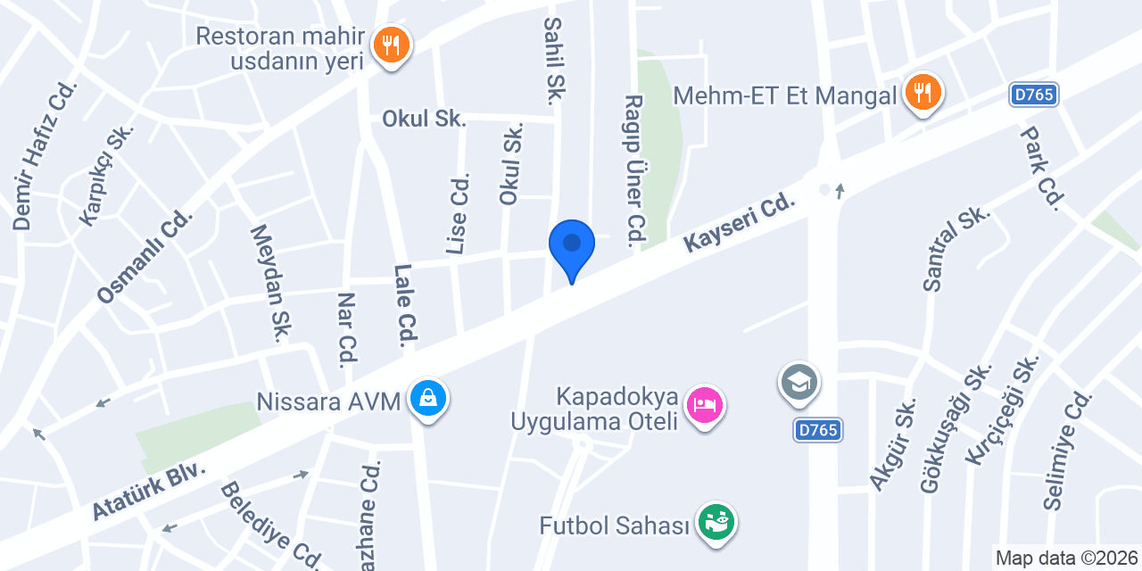 Akademi Sürücü Kursu konumu