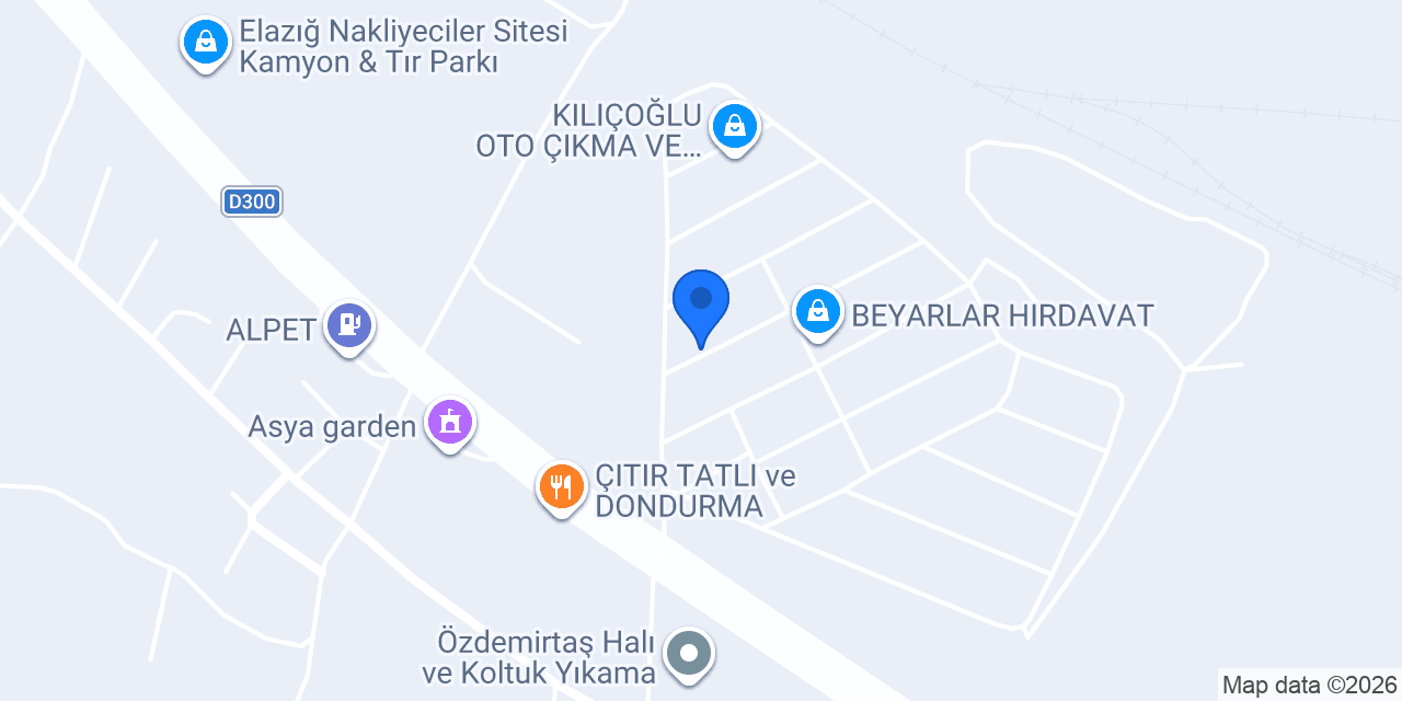 AKSES BULUT MOBİLYA VE METAL konumu