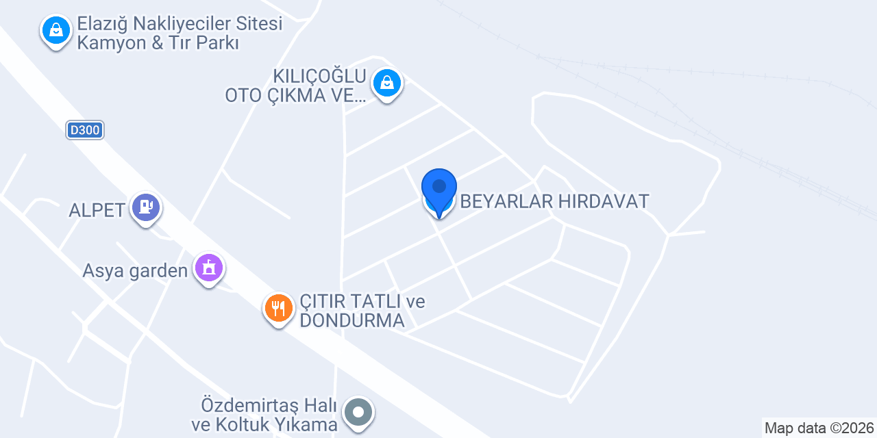 BEYARLAR HIRDAVAT konumu